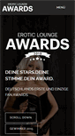 Mobile Screenshot of erotic-lounge-awards.com